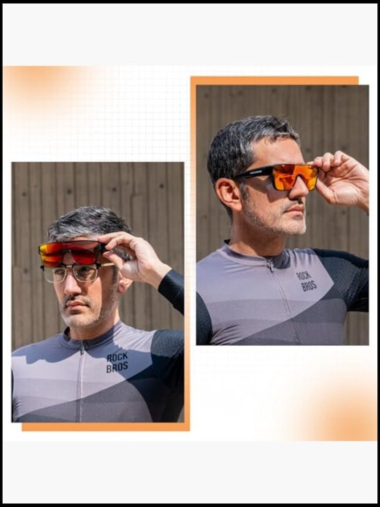 Polarized Fit Over Glasses Sunglasses, Wrap Around, UV400 Protection